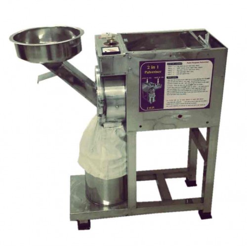 AI Stainless steel Grinder Dry /Wet., Flour Mill, with Pulveliszer Machine. Electric